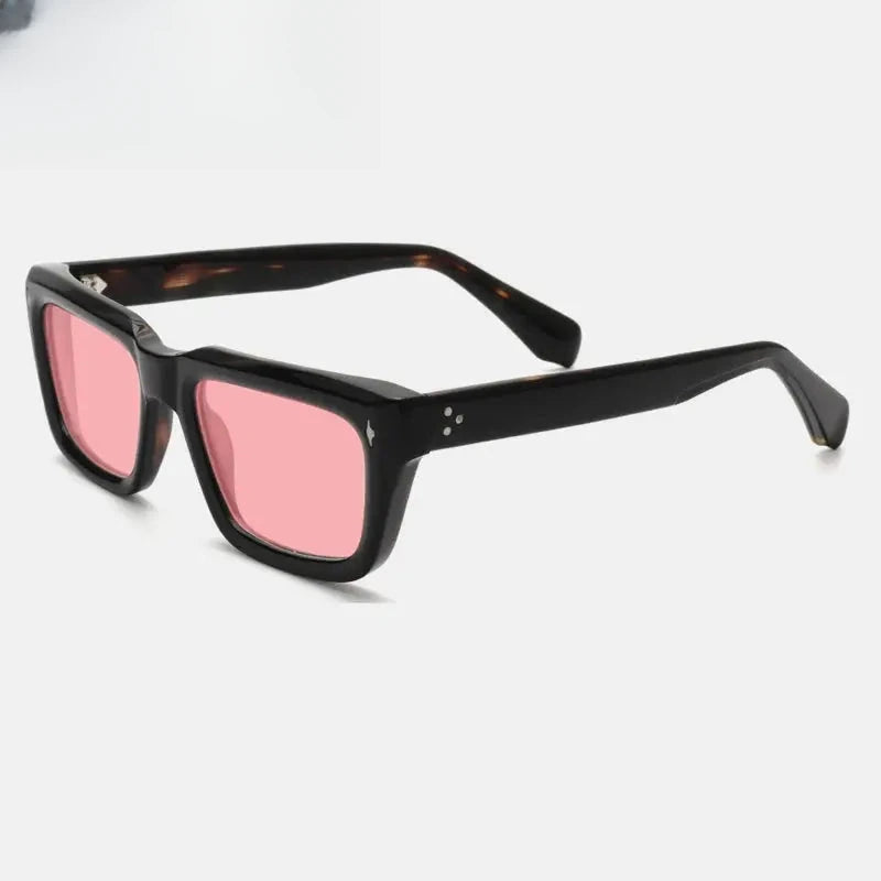Unisex Square Full Rim Acetate Prescription Glasses Mo13 — view 19 | Rx Spectacle