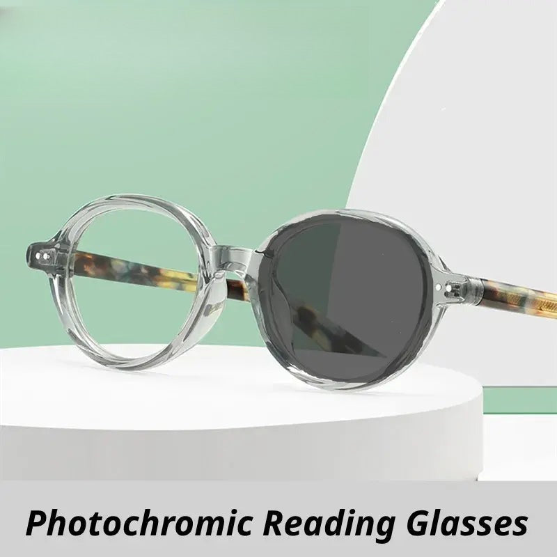 Women's Round Full Rim Acetate Reading Glasses 511018 — view 1 | Rx Spectacle
