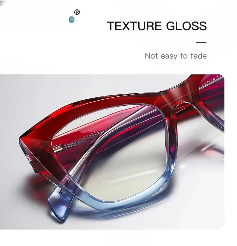 Women's Cat Eye Full Rim Acetate Reading Glasses 2197 — view 6 | Rx Spectacle