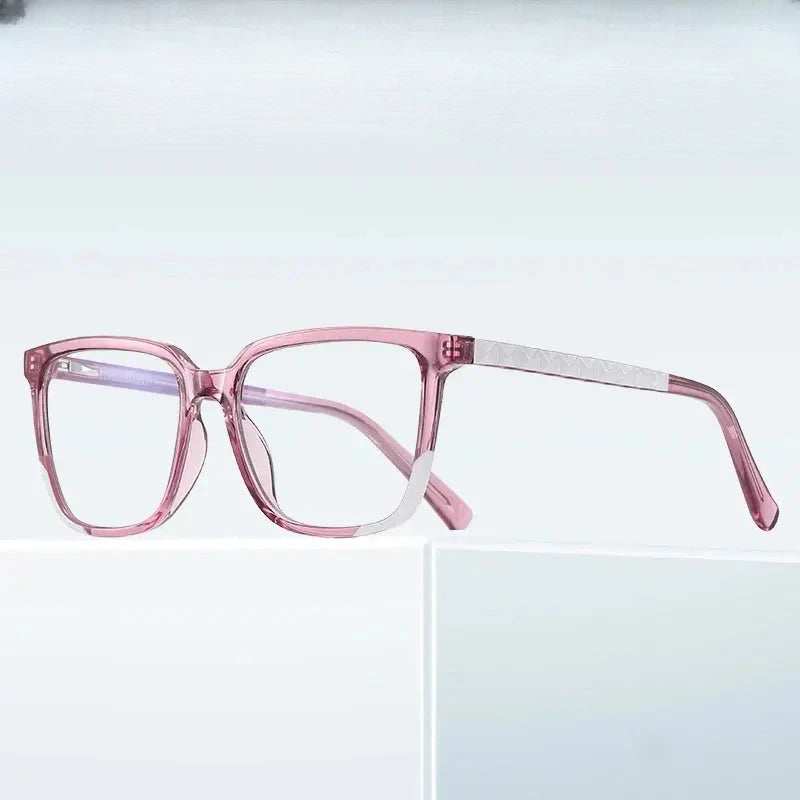 Women's Square Full Rim TR90 Prescription Glasses 21355 — view 1 | Rx Spectacle
