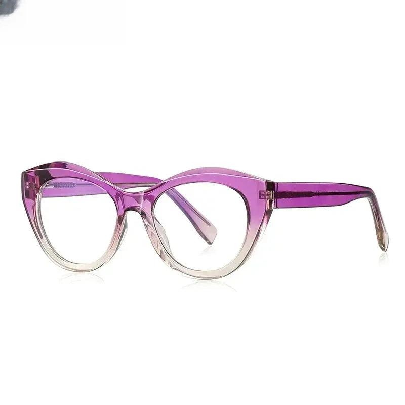 Women's Cat Eye Full Rim TR90 Reading Glasses 2168 — view 10 | Rx Spectacle