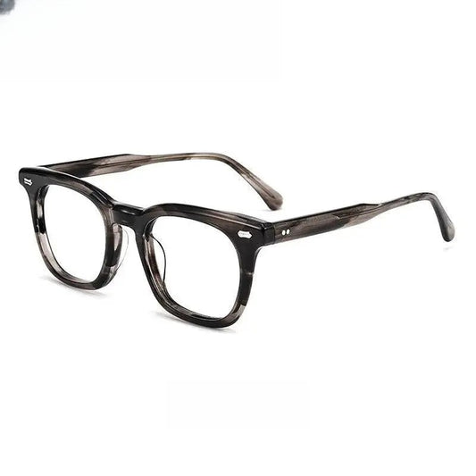 Unisex Square Full Rim Acetate Prescription Glasses Kbt98612 — view 1 | Rx Spectacle