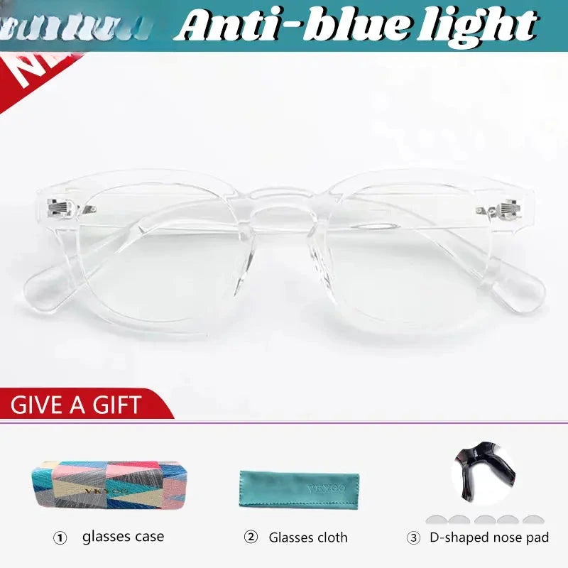 Women's Square Full Rim TR90 Reading Glasses 10132 — view 3 | Rx Spectacle
