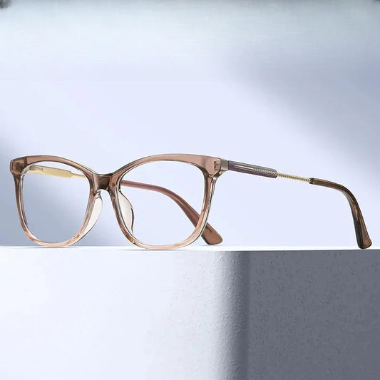 Women's Square Full Rim TR90 Prescription Glasses 397795 — view 1 | Rx Spectacle