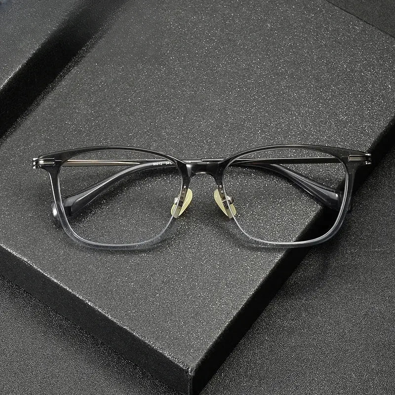 Unisex Square Full Rim Titanium Prescription Glasses 390012 — view 1 | Rx Spectacle