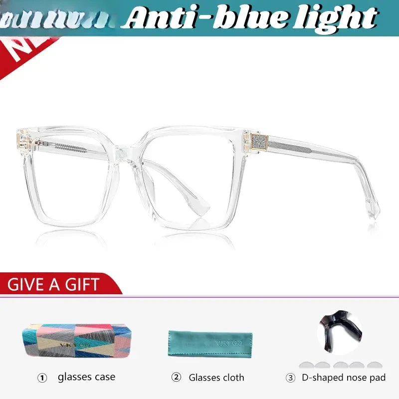 Women's Square Full Rim TR90 Reading Glasses 632281 — view 7 | Rx Spectacle