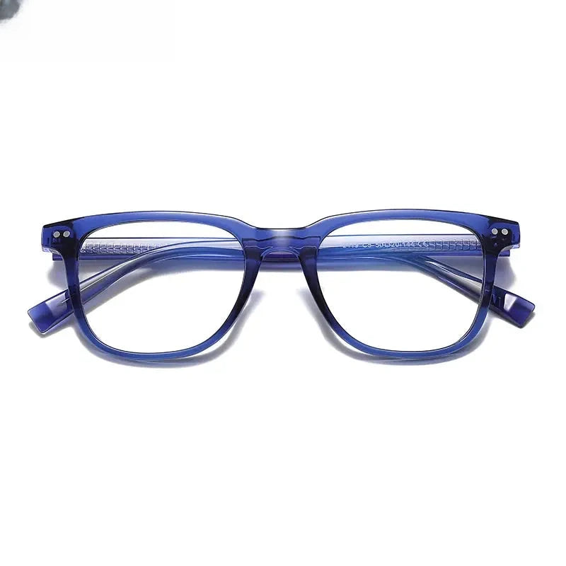 Women's Square Full Rim Plastic Reading Glasses Pfd2119 — view 8 | Rx Spectacle