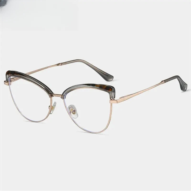 Women's Cat Eye Full Rim TR90 Prescription Glasses 687274 — view 6 | Rx Spectacle
