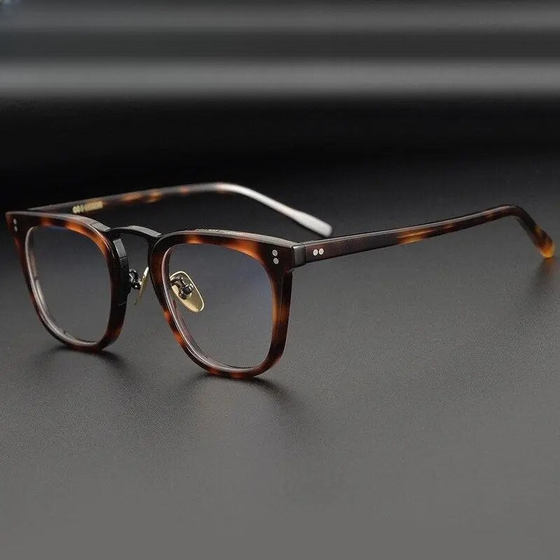 Men's Full Rim Acetate Prescription Glasses Y001 — view 1 | Rx Spectacle