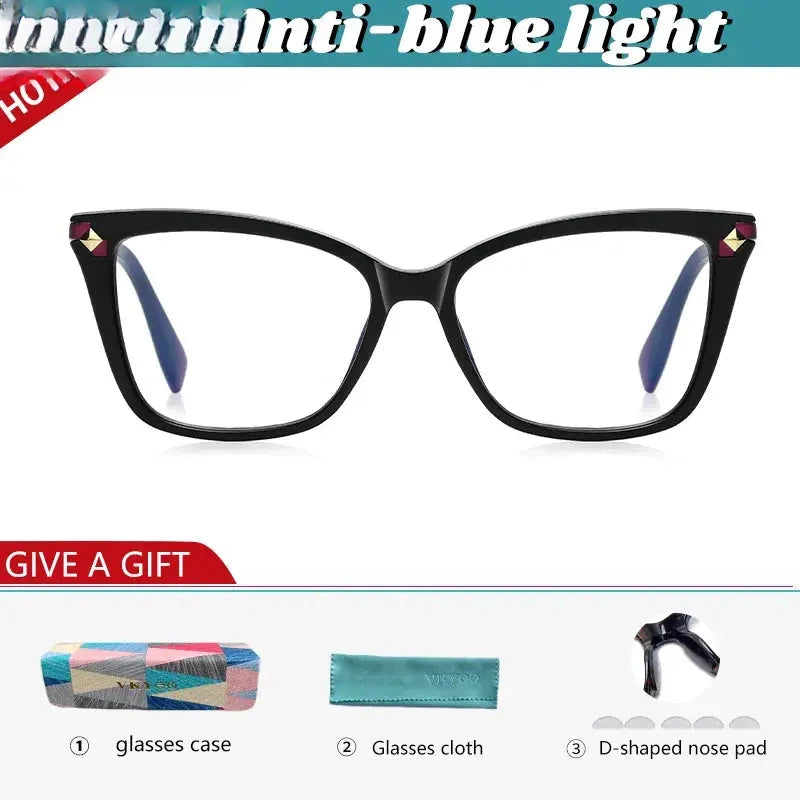 Women's Cat Eye Full Rim TR90 Reading Glasses 2127 — view 7 | Rx Spectacle