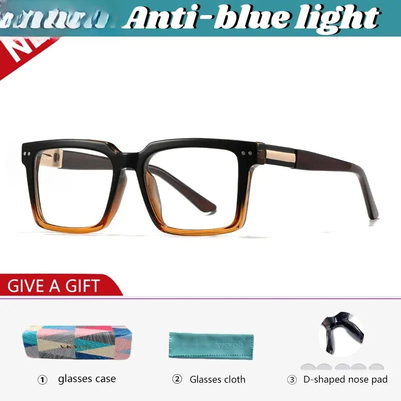 Unisex Square Full Rim TR90 Reading Glasses 360033 — view 4 | Rx Spectacle