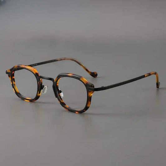 Women's Square Full Rim Titanium Prescription Glasses 192777 — view 1 | Rx Spectacle