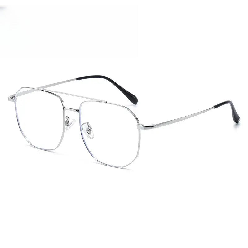Unisex Square Full Rim Titanium Prescription Glasses 725588 — view 1 | Rx Spectacle