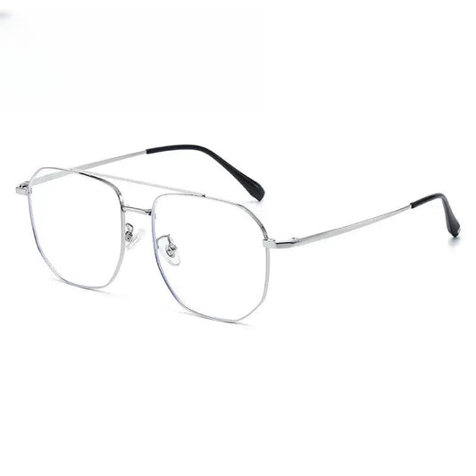 Unisex Square Full Rim Titanium Prescription Glasses 725588 — view 1 | Rx Spectacle