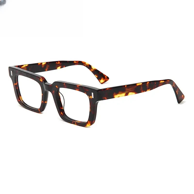 Unisex Browline Full Rim Acetate Prescription Glasses 235046 — view 4 | Rx Spectacle