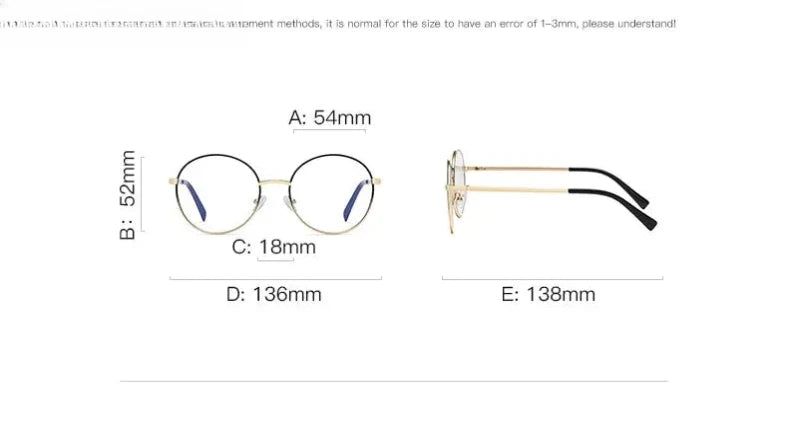 Women's Round Full Rim Stainless Steel Reading Glasses 3082 — view 14 | Rx Spectacle