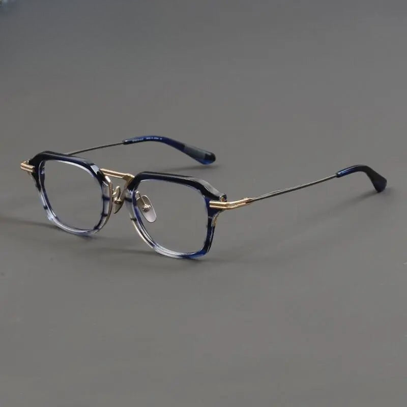 Unisex Round Full Rim Titanium Prescription Glasses Gxyj894 — view 3 | Rx Spectacle
