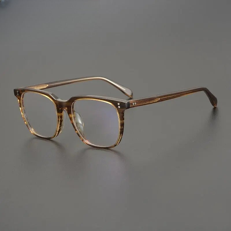 Unisex Square Full Rim Acetate Prescription Glasses Gxyj778 — view 2 | Rx Spectacle