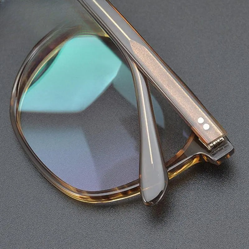 Unisex Square Full Rim Acetate Prescription Glasses Gxyj778 — view 3 | Rx Spectacle