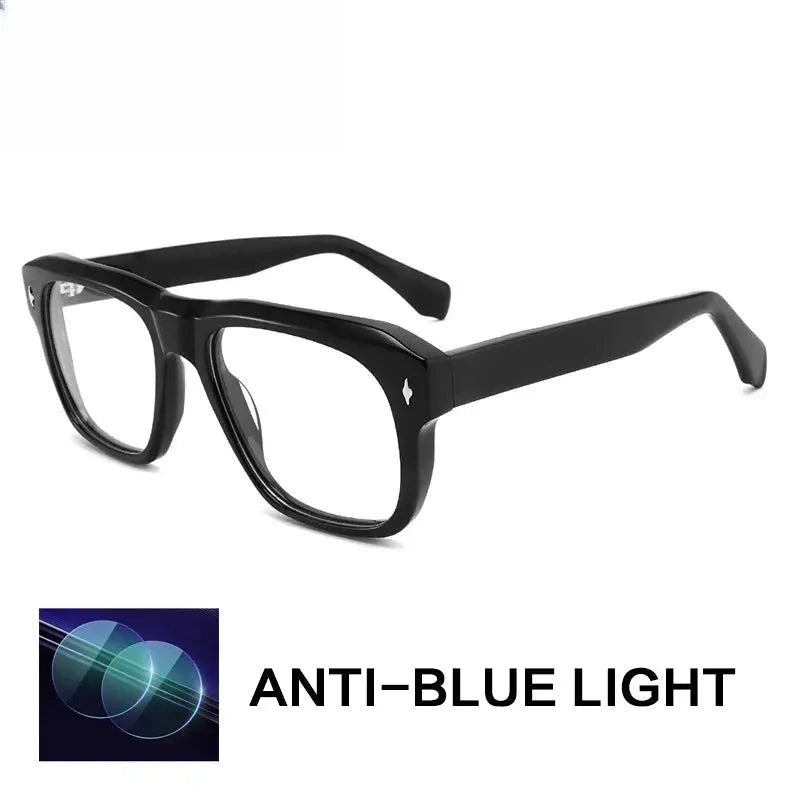 Unisex Square Full Rim Acetate Reading Glasses 882225 — view 7 | Rx Spectacle