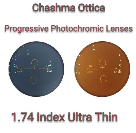 1.74 Index Progressive/Single Vision Photochromic Lenses — view 1 | Rx Spectacle