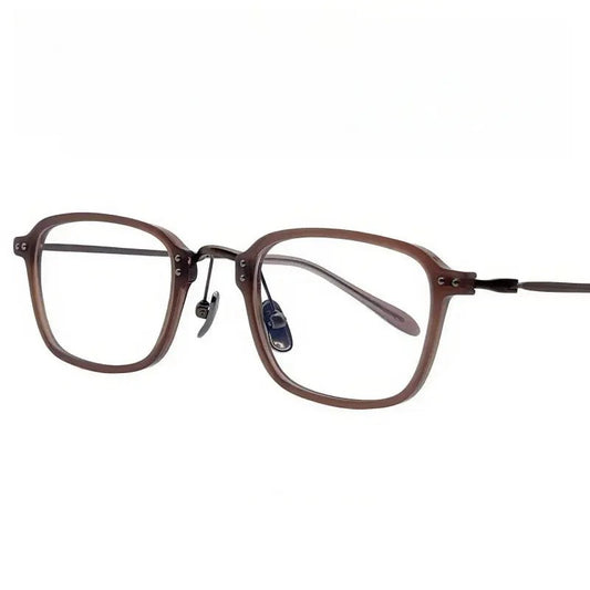 Women's Polygon Full Rim Titanium Prescription Glasses 72360 — view 1 | Rx Spectacle