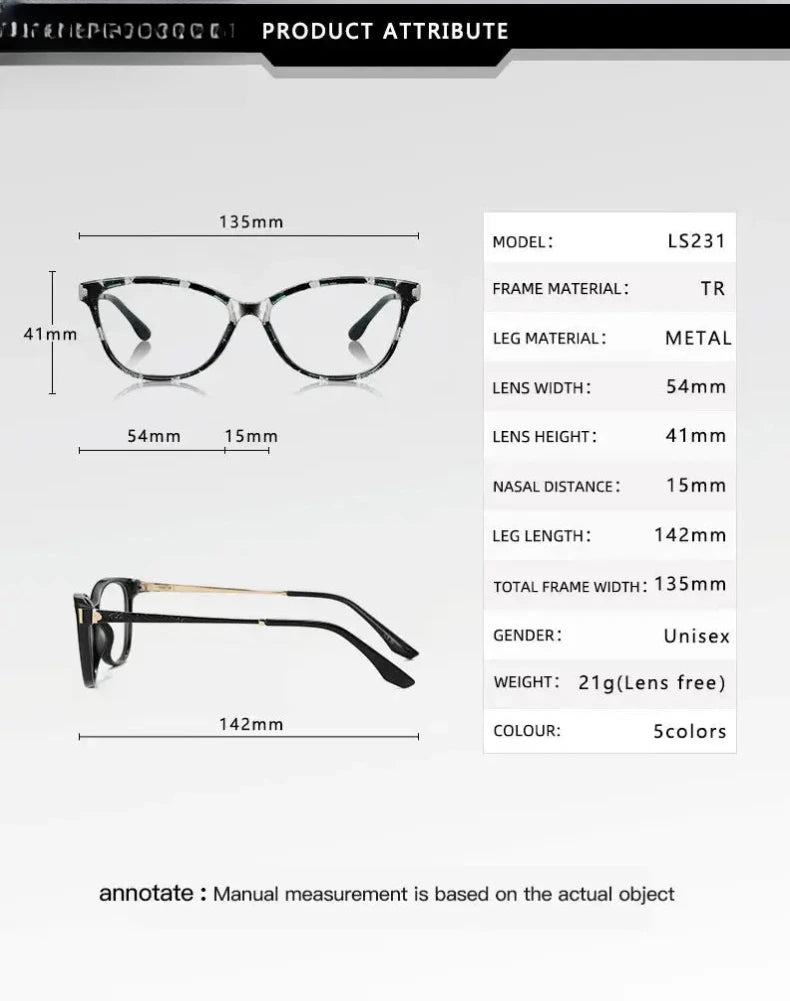 Women's Cat Eye Full Rim Reading Glasses 77231 — view 2 | Rx Spectacle