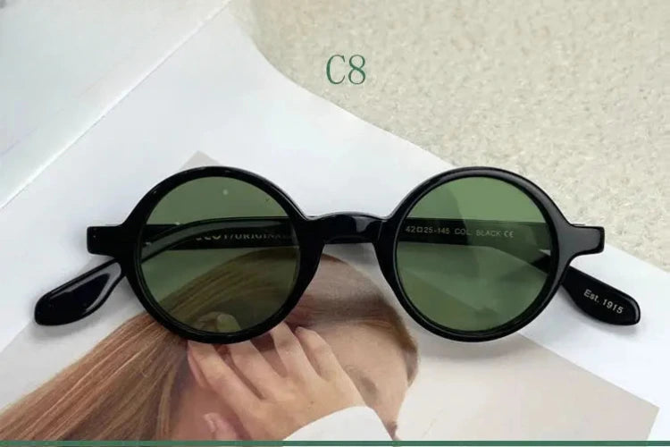 Unisex Round Full Rim Acetate Prescription Glasses 4225s — view 14 | Rx Spectacle