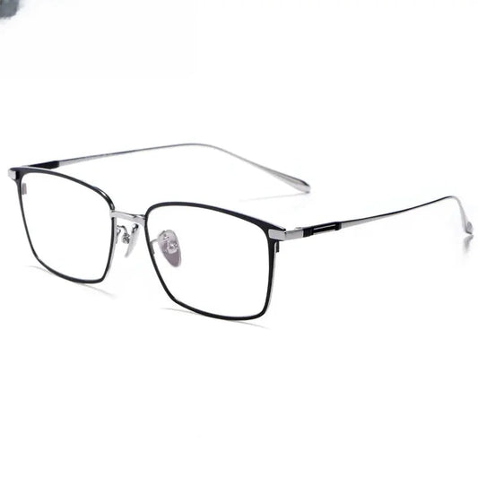 Women's Square Full Rim Titanium Prescription Glasses 18314 — view 1 | Rx Spectacle