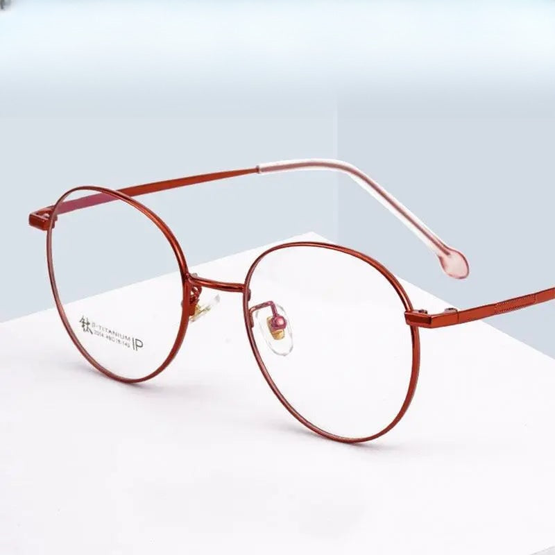 Unisex Round Full Rim Prescription Glasses 2054 — view 1 | Rx Spectacle