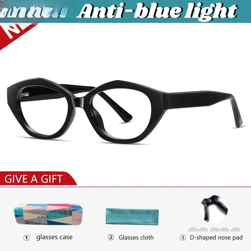 Unisex Oval Full Rim Titanium Reading Glasses 97029 — view 8 | Rx Spectacle
