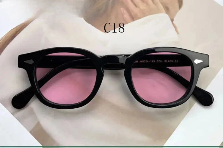 Women's Oval Full Rim Acetate Prescription Glasses Y4638 — view 23 | Rx Spectacle