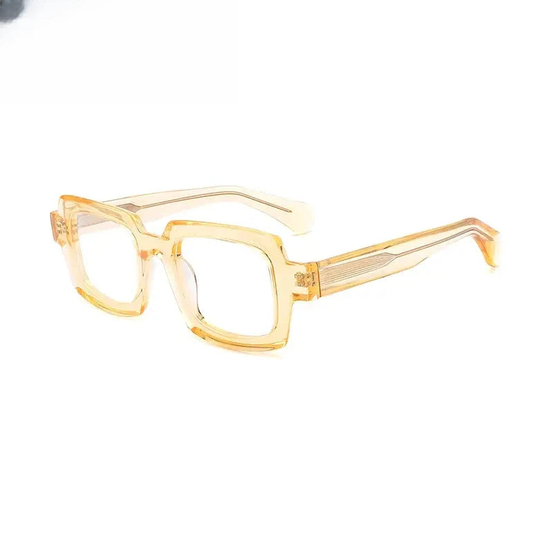 Unisex Square Full Rim Acetate Oversized Prescription Glasses G882219 — view 4 | Rx Spectacle