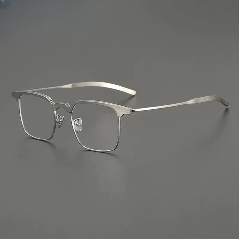 Women's Browline Full Rim Titanium Prescription Glasses 785860 — view 4 | Rx Spectacle