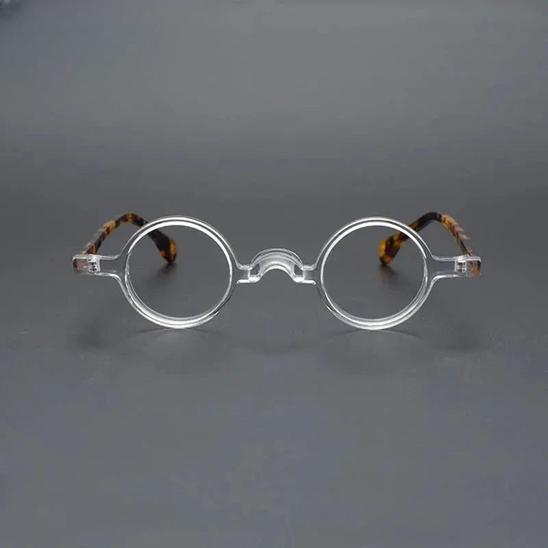 Unisex Round Full Rim Acetate Prescription Glasses 3134 — view 2 | Rx Spectacle