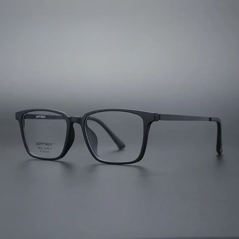 Unisex Square Full Rim Titanium Prescription Glasses 79822 — view 1 | Rx Spectacle