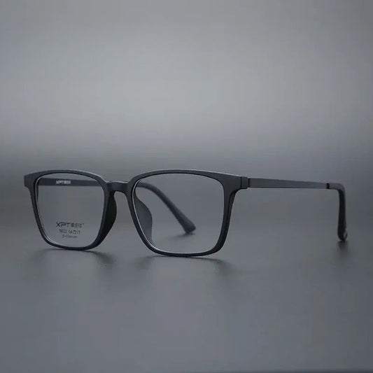 Unisex Square Full Rim Titanium Prescription Glasses 79822 — view 1 | Rx Spectacle
