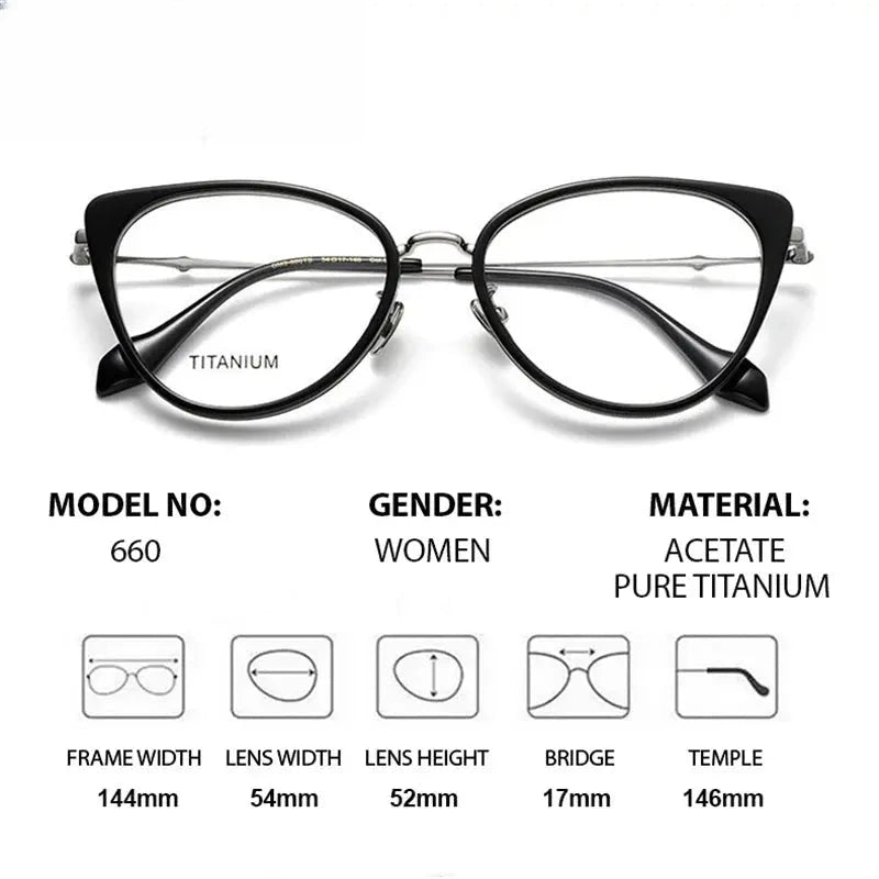 Unisex Oval Full Rim Titanium Prescription Glasses 881660 — view 2 | Rx Spectacle