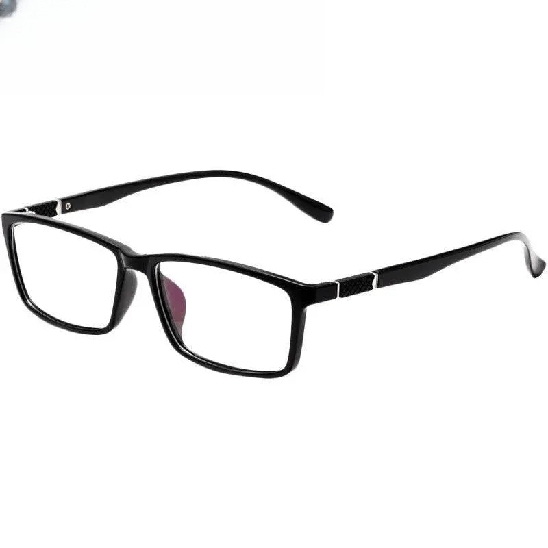 Men's Square Full Rim Resin Prescription Glasses D114 — view 1 | Rx Spectacle