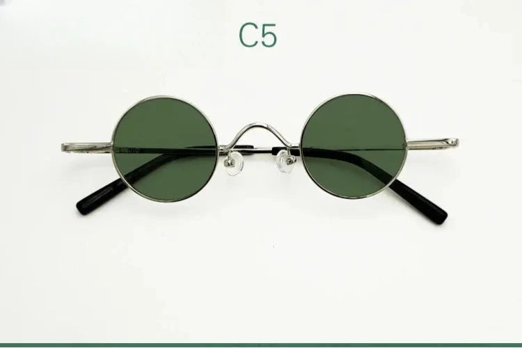 Unisex Round Full Rim Alloy Prescription Glasses 3836 — view 14 | Rx Spectacle