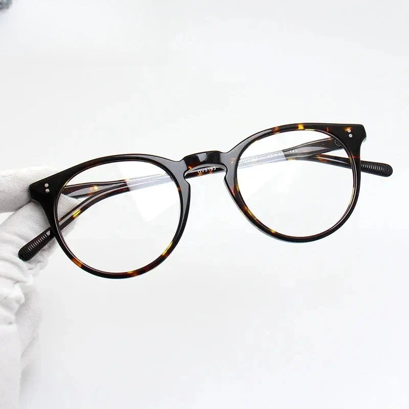 Women's Round Full Rim Acetate Prescription Glasses 795183 — view 5 | Rx Spectacle