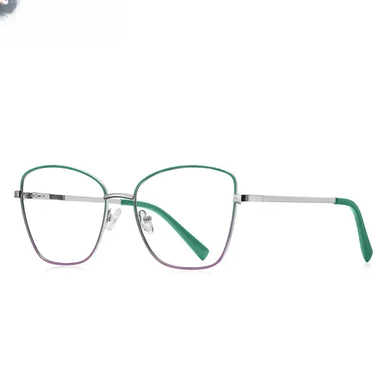 Unisex Square Full Rim Titanium Reading Glasses 3087 — view 10 | Rx Spectacle
