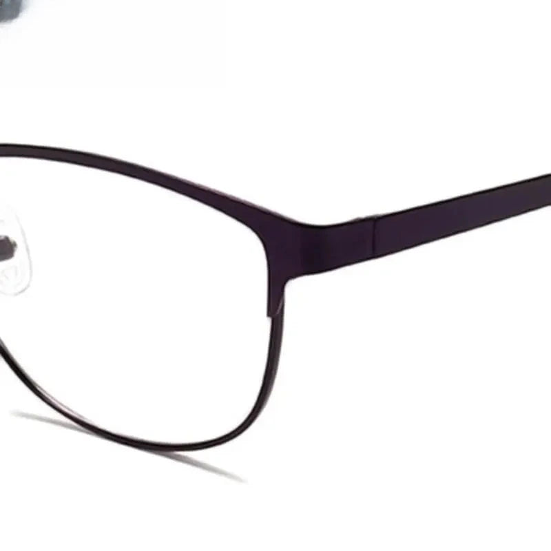 Women's Cat Eye Full Rim Alloy Prescription Glasses 41151 — view 5 | Rx Spectacle