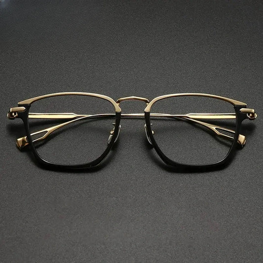 Unisex Polygon Full Rim Titanium Prescription Glasses 624015 — view 1 | Rx Spectacle
