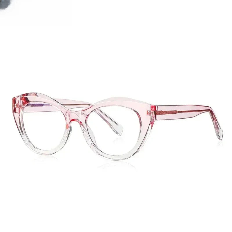 Women's Cat Eye Full Rim Reading Glasses Pfd2168 — view 7 | Rx Spectacle