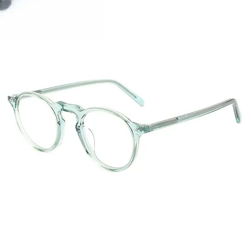 Women's Round Full Rim Acetate Prescription Glasses 667924 — view 7 | Rx Spectacle