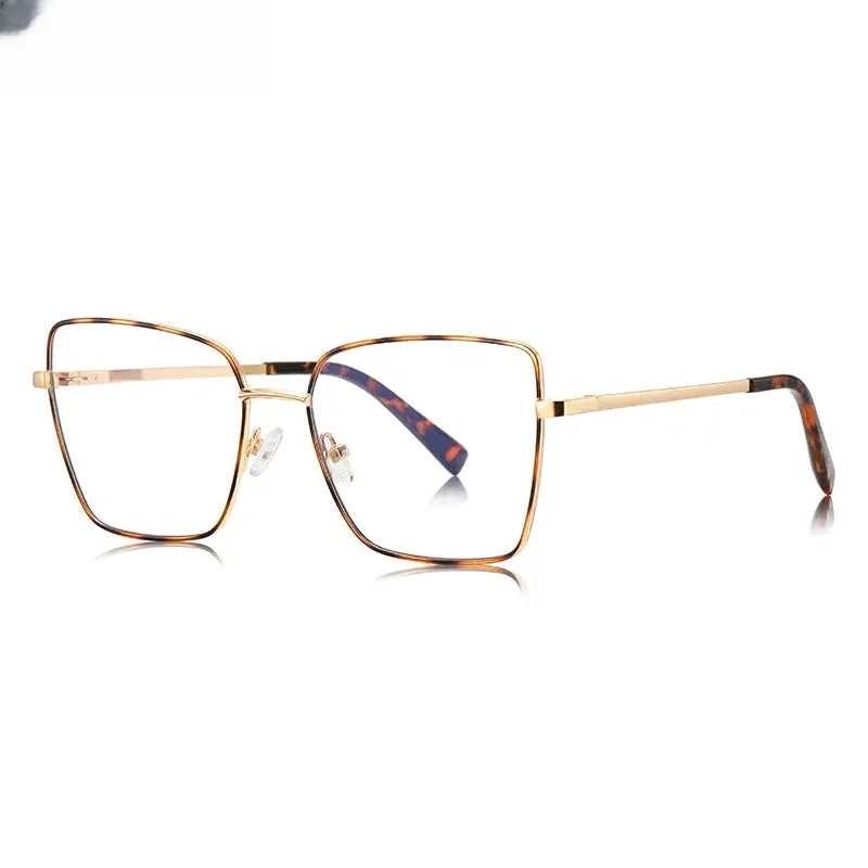 Women's Butterfly Full Rim Alloy Reading Glasses 3088 — view 10 | Rx Spectacle
