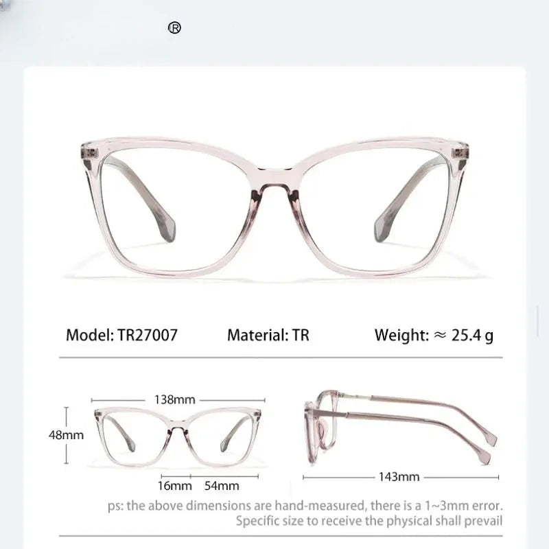 Women's Cat Eye Full Rim TR90 Reading Glasses 627007 — view 2 | Rx Spectacle