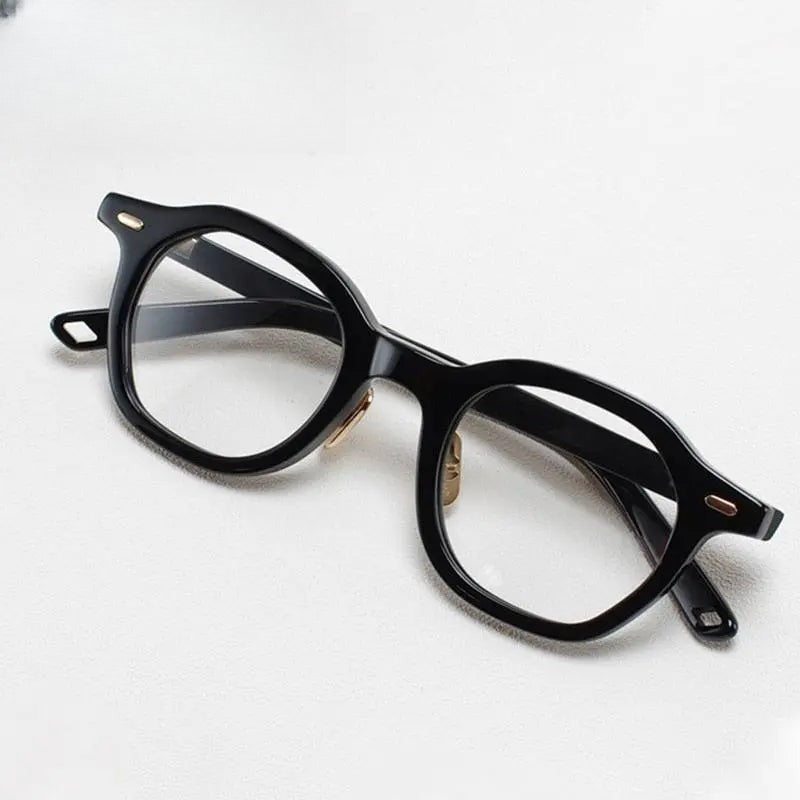 Unisex Square Full Rim Acetate Prescription Glasses Gxj33 — view 11 | Rx Spectacle