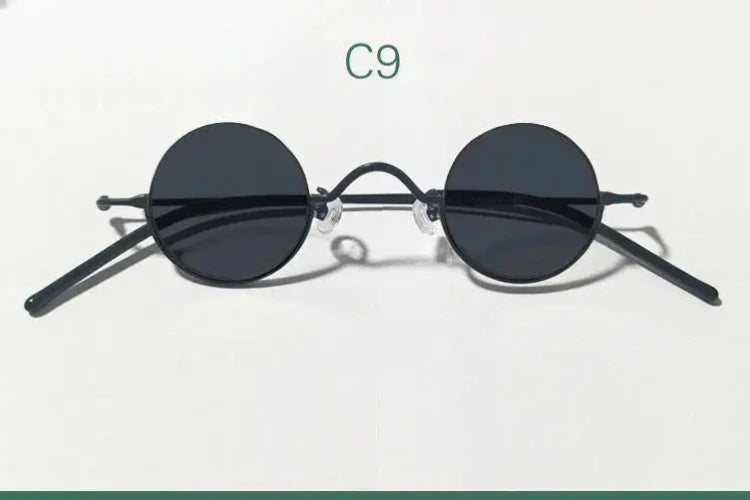 Women's Round Semi-Rimless Alloy Prescription Glasses 14130 — view 11 | Rx Spectacle